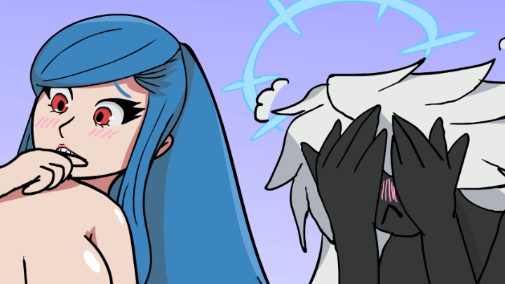 Dizzy using her Tail