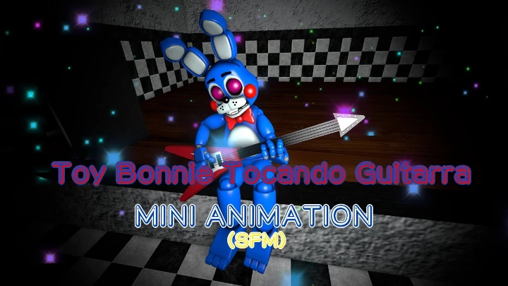 Toy bonnie tocando guitarra