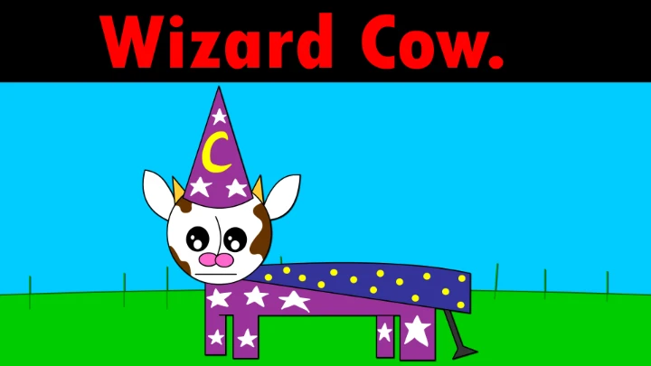 Everyday's a Nice Day: Wizard Cow.