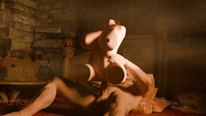 Releasing tension with Britney after a day of work