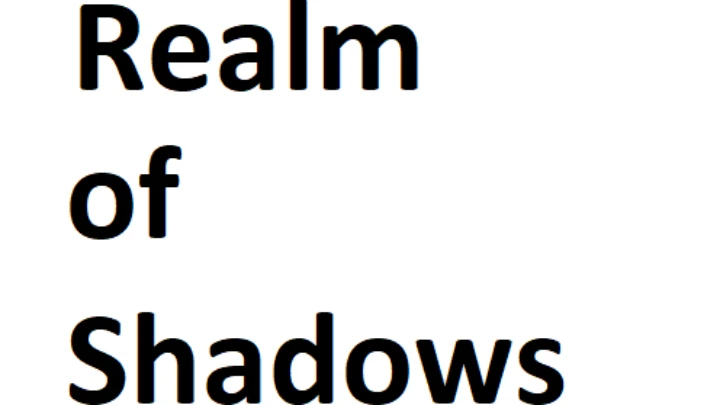 Realm of Shadows - 1.0