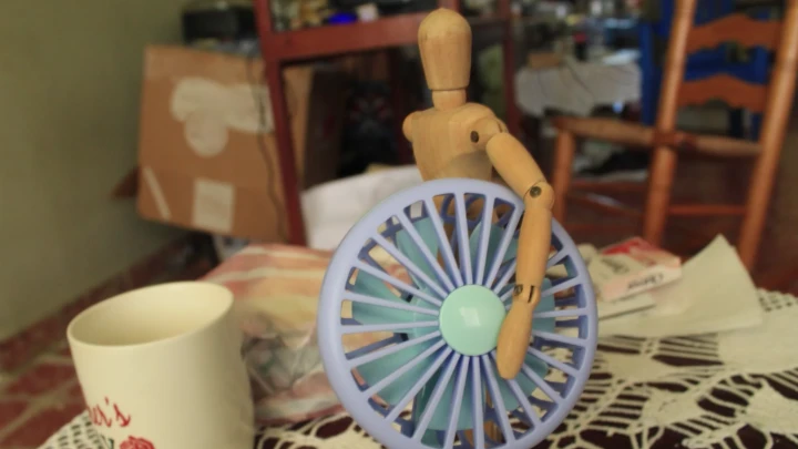 Ventilator in stop motion