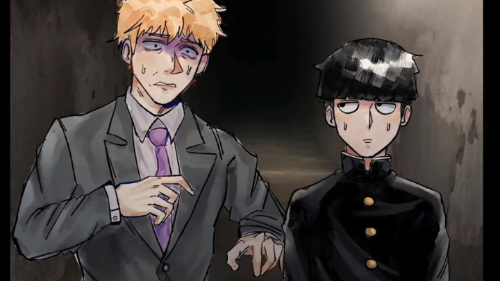 Mob psycho and Homicipher crossover animation