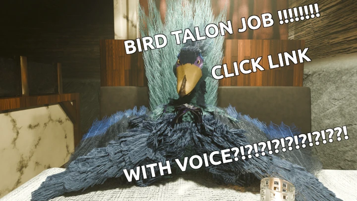 Nohklu under-table talon job