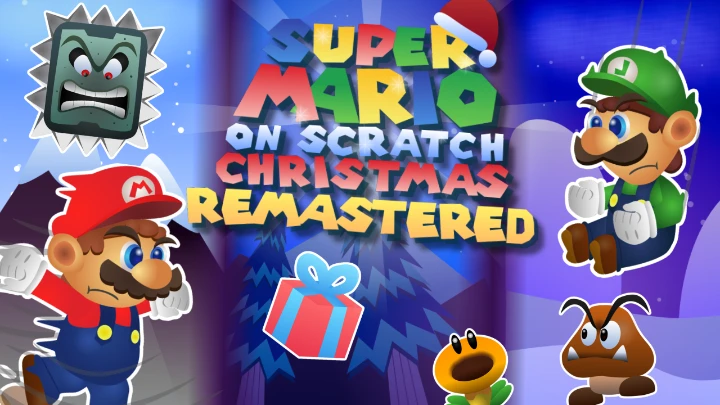 Super Mario on Scratch Christmas Remastered