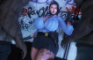 She went undercover in the field, but no backup.(nudever)