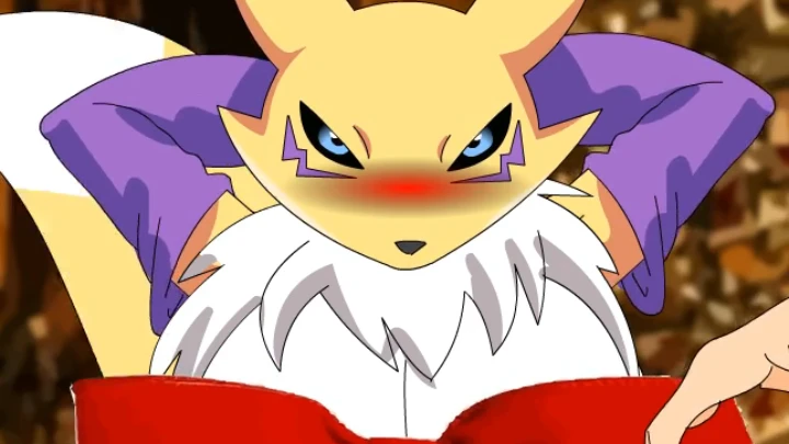 (18+) Renamon's Sexy XXXmas Present!