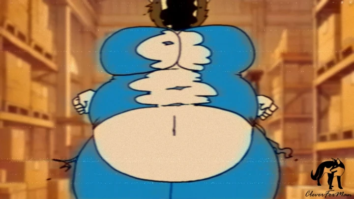 Slime Mystery Belly Inflation Bursting Animation