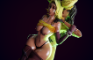 Samie Bangs Zeri from behind