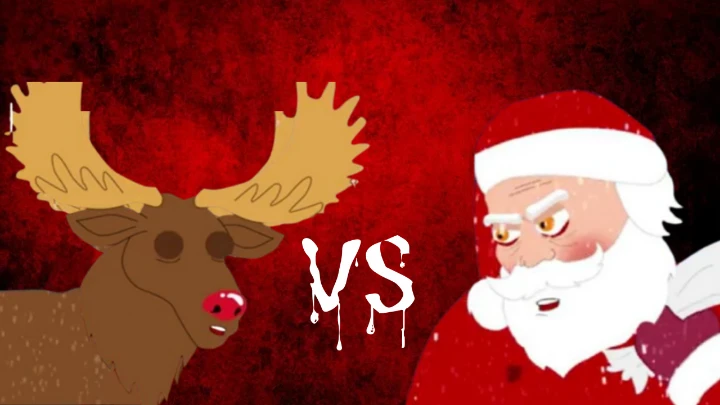 Santa Claus vs Rudolph