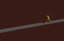 Lil' dude running in the void