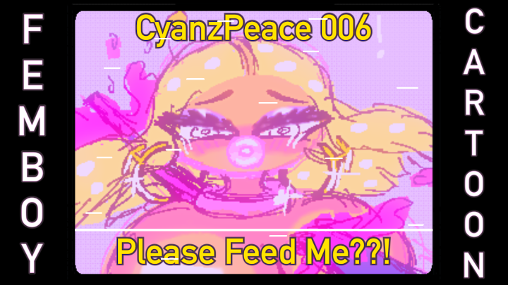 Femboy Cartoon | Please Feed Me??! CyanzPeace Cartoon 006