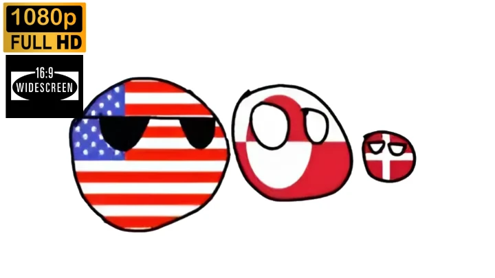 [ESPAÑOL] Countryballs: Estados Unidos quiere comprar Groenlandia (Remasterización oficial 2024)