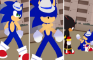 He's turned into Michael Jackson!🔵🟡🔴⚫(SonicMovie3)