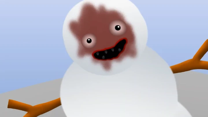 bloody snowman