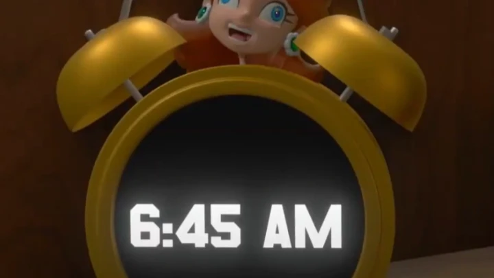 Karen and the Princess Daisy Clock