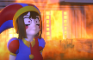 Pomni's house burns down