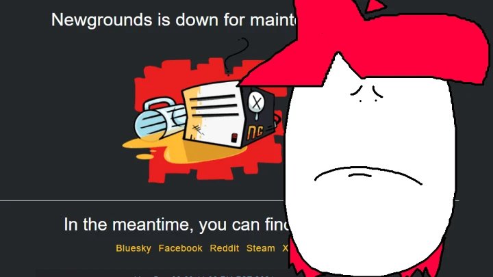 newgrounds is down???? wtf!!1!!