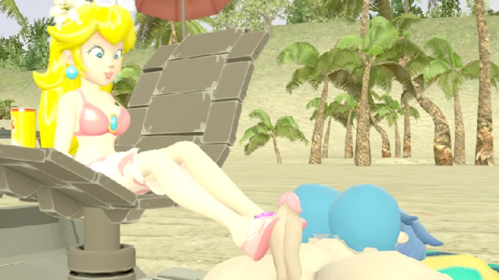 Peach Gives Tari Foot Service (NSFW Animation) [SFM]