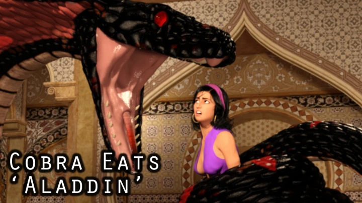 Jafar Cobra Eats Aladdin