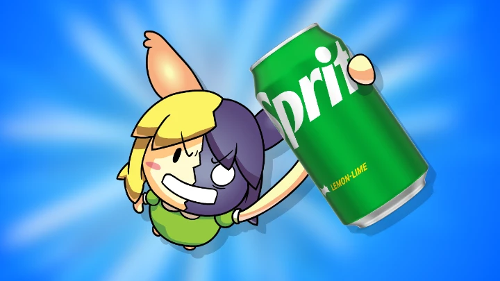 heather drinks sprite