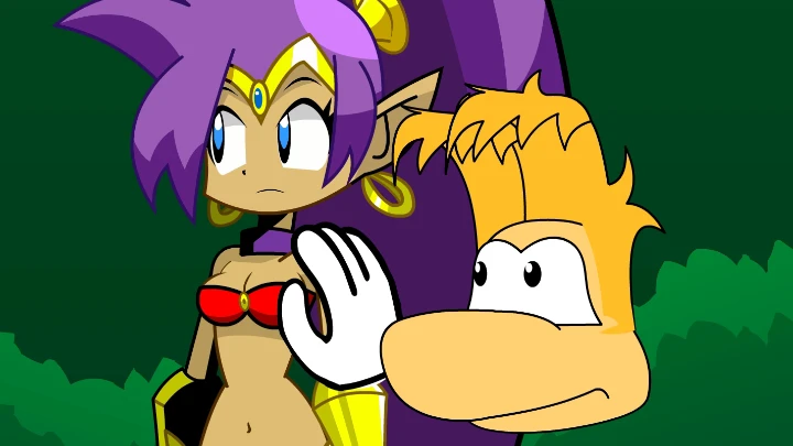 Rayman and Shantae team up