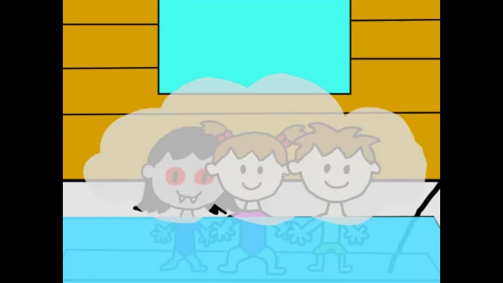 Mia Ryan Isabelle go to indoor hot spring baths!