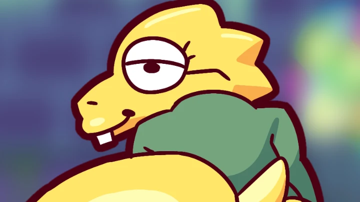 Alphys helps Asgore post divorce