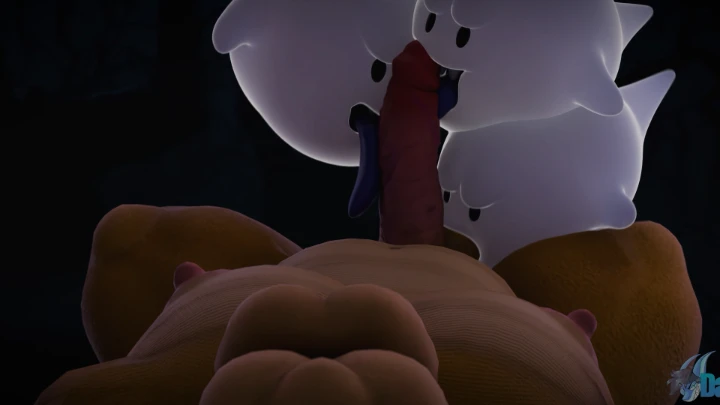 [Dasharky3D] Bowser X Boo ghosts
