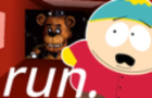 Eric cartman gets chased be Freddy fazbear (HD)