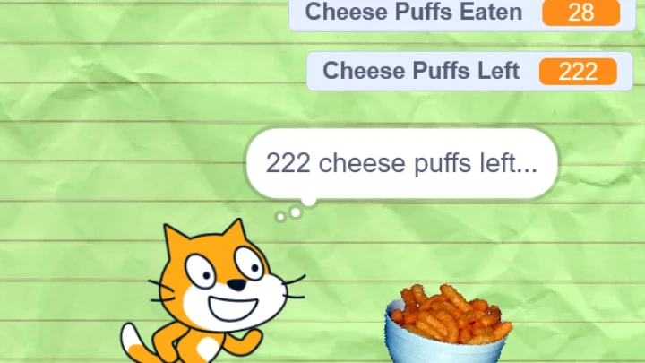 the best cheese puff game in the world