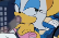 Rouge taking part in super speed gangbang