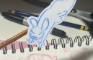 Paper Slugcat watches doodler