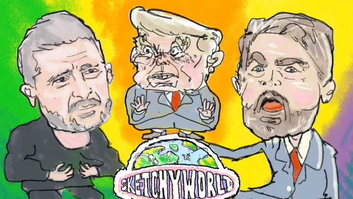 Trump And Vance ERUPT at Zelensky in this Sketchy World Short