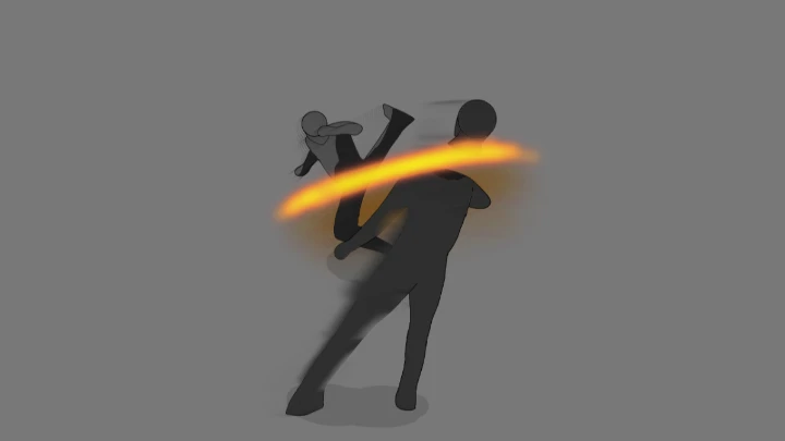 Slice Kick Animation