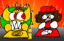 a mariokart cartoon