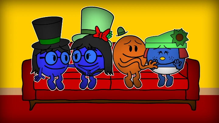 KyansWorldCartoon Shorts: Green Hats