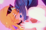 CottontailVA x Arielle Double Dildo Deepthroat