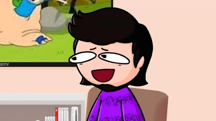 Imagine a character being feet