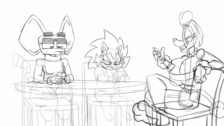Character interaction W.I.P. 🩷💙❤️💜