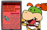 Why is Bowser Blue in Super Mario 2?