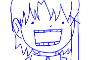 lain scratches her balls