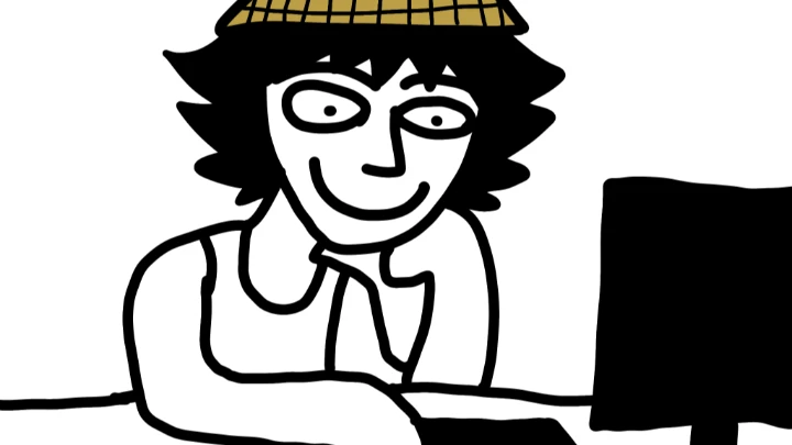 Sasha pirates a movie and explodes his computer!
