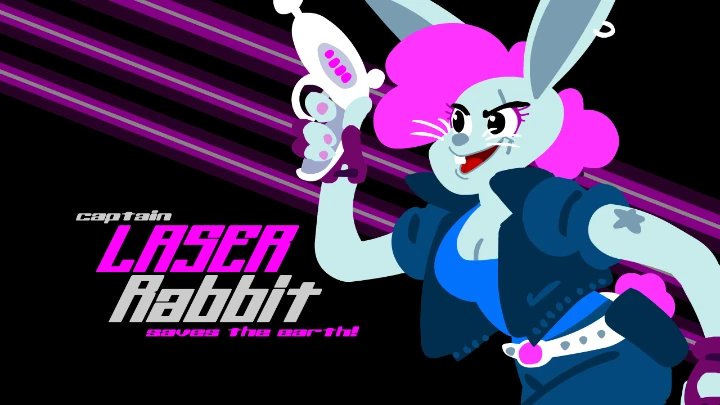 Captain Laser Rabbit Saves The Earth!