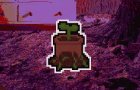 rusty plants soaked in blood