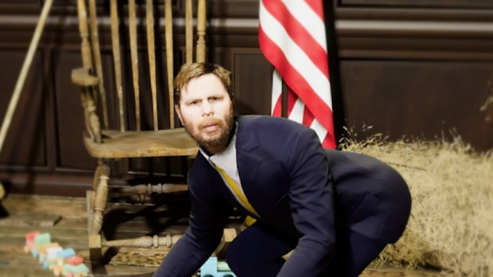 Gay Little Sassy JD Vance Finds His Moo