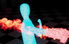 Fight of the Flaming Snowman