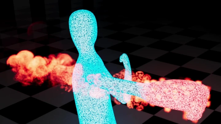Fight of the Flaming Snowman