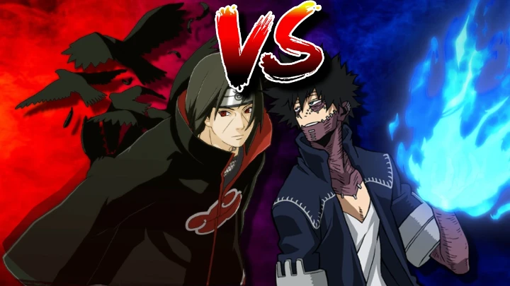 Itachi Uchiha vs Dabi (Naruto x MHA Sprite Animation)