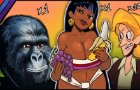 1 Gorilla VS 100 Men (AND A WOMAN)